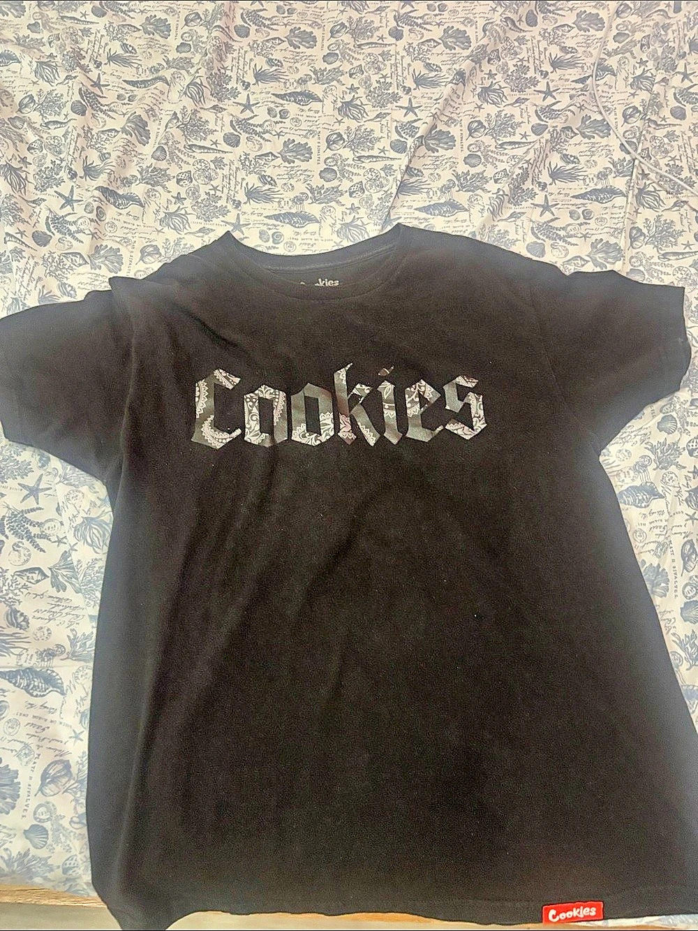 Cookies Graphic Tee Black Large